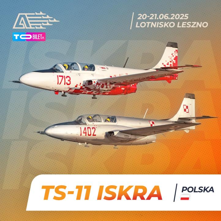 TS-11 Iskra na Antidotum Airshow Leszno (fot. Mateusz Kuchtyk) TS-11 Iskra na Antidotum Airshow Leszno (fot. Mateusz Kuchtyk)