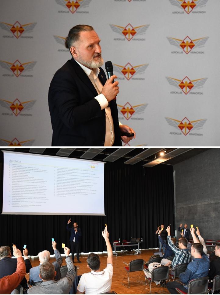 Zwyczajne Walne Zebranie Sprawozdawczo-Wyborcze Członków Aeroklubu Krakowskiego (fot. Aeroklub Krakowski)2