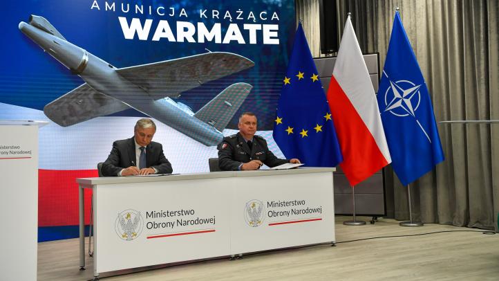 Amunicja krążąca WARMATE dla Wojska Polskiego - podpisanie umowy (fot. plut. Wojciech Król, MON)