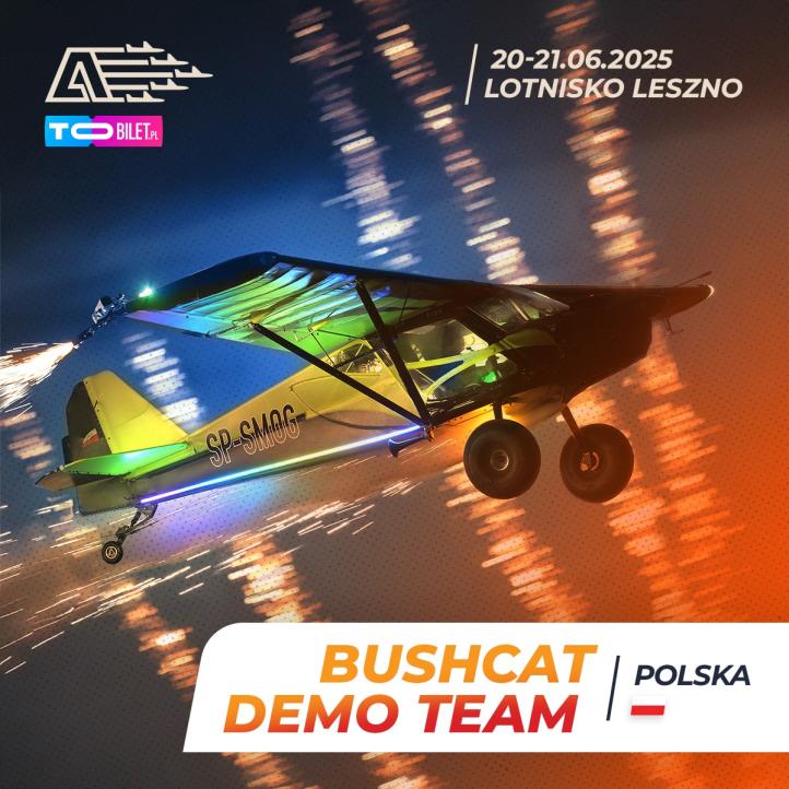 BushCat Demo Team na Antidotum Airshow Leszno 2025 (fot. Michał Marzec)