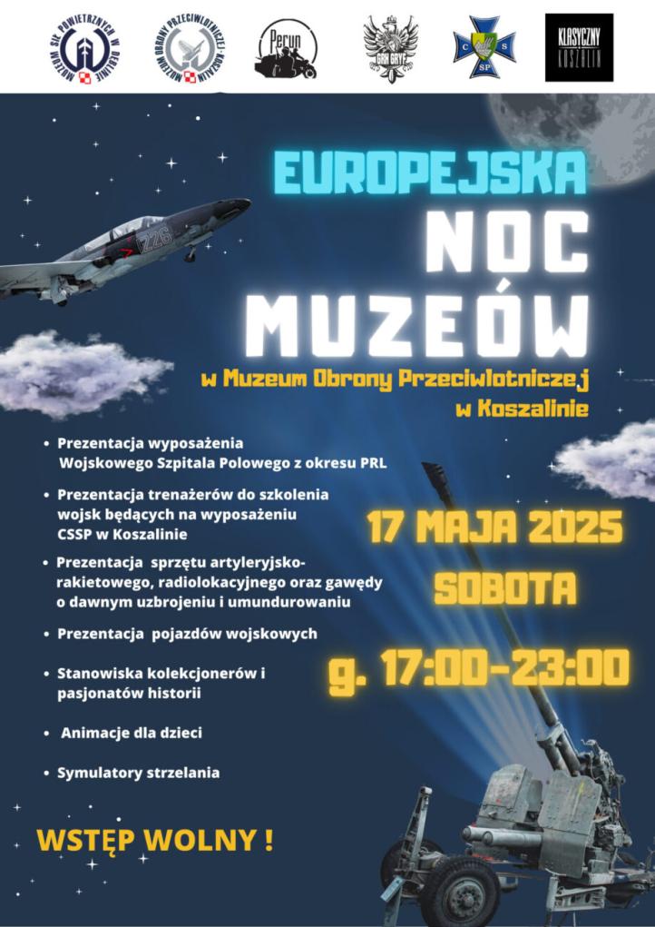 Europejska Noc Muzeów 2025 Muzeum Obrony Przeciwlotniczej w Koszalinie (fot. Muzeum Sił Powietrznych w Dęblinie)