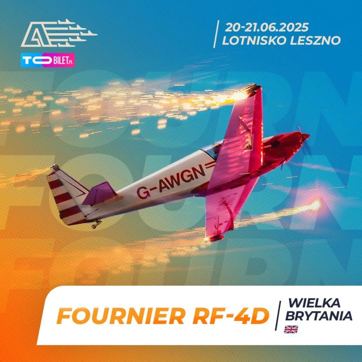 Fournier RF-4D 'Red Hawk' na Antidotum Airshow Leszno 2025 (fot. materiały Boba Grimsteada)