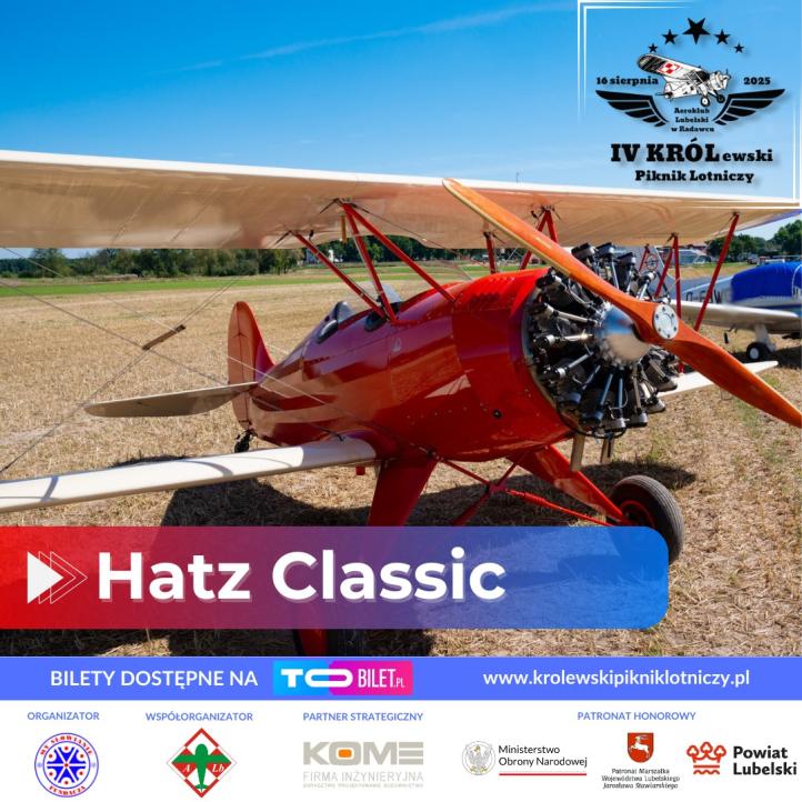 Hatz Classic na IV KRÓLewskim Pikniku Lotniczym (fot. KRÓLewski Piknik Lotniczy)