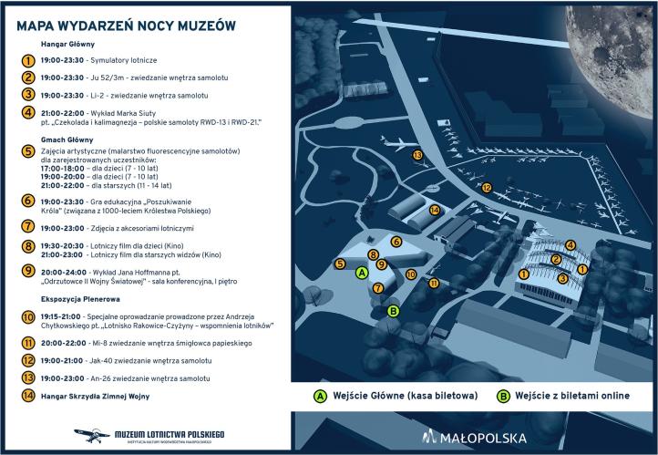 Odlotowa Noc Muzeów 2025 w Muzeum Lotnictwa Polskiego - plan wydarzeń (fot. Muzeum Lotnictwa Polskiego) Odlotowa Noc Muzeów 2025 w Muzeum Lotnictwa Polskiego - plan wydarzeń (fot. Muzeum Lotnictwa Polskiego)