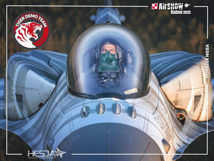 Tiger Demo Team na Air SHOW Radom 2025 (fot. Sławomir HESJA Krajniewski)