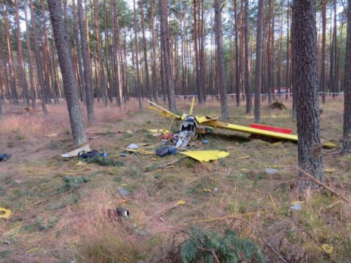 Wypadek szybowca SZD-24-4A Foka 4, fot. PKBWL Wypadek szybowca SZD-24-4A Foka 4, fot. PKBWL