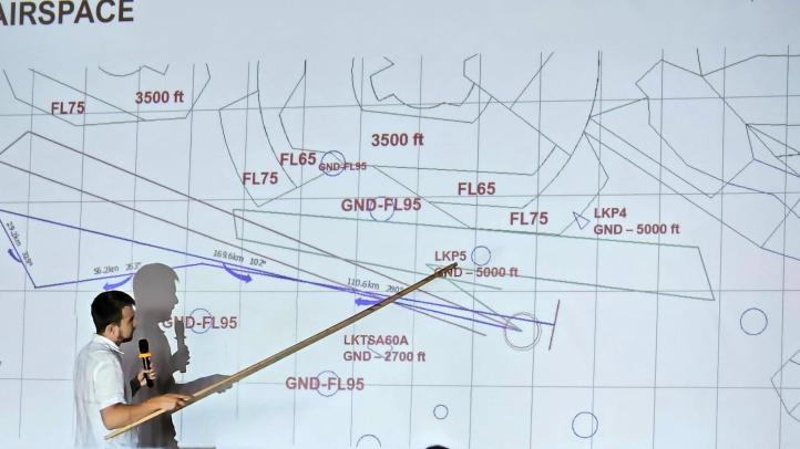 8 konkurencja. Linia czerwona - trasa klasy Klub, linia zielona - trasa klasy Standard, linia niebieska - trasa klasy 15m (fot. Łukasz Błaszczyk, Facebook)
