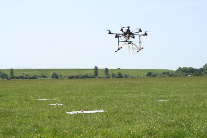 Dron AKL Politechniki Wrocławskiej na Droniada Challenge 2025 (fot. Politechnika Wrocławska)