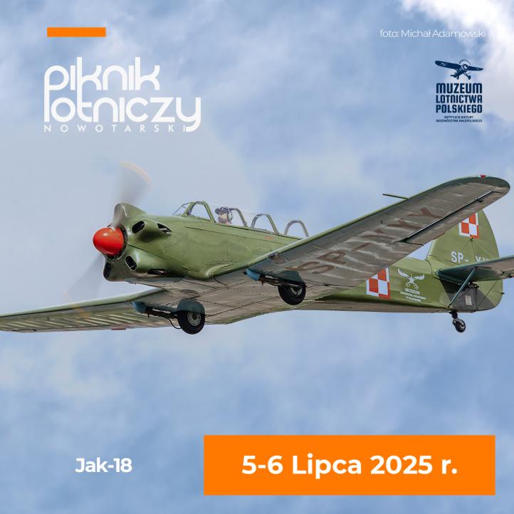 Jak-18 na Nowotarskim Pikniku Lotniczym (fot. Michał Adamowski)