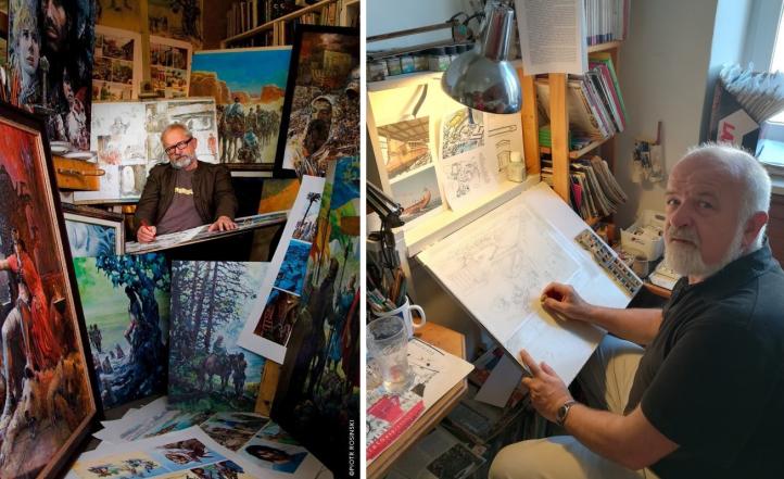 Mistrzowie komiksu (fot. Muzeum Wojska Polskiego) Mistrzowie komiksu (fot. Muzeum Wojska Polskiego)