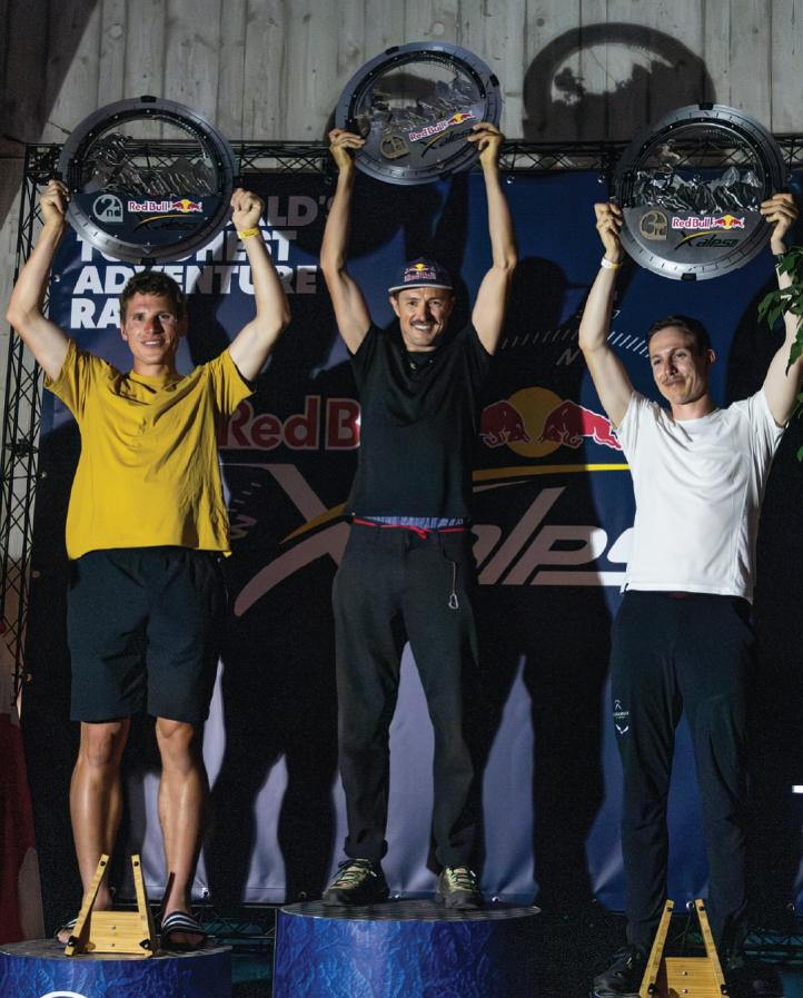 Red Bull X-Alps 2025 - podium (fot. Red Bull X-Alps, Facebook)