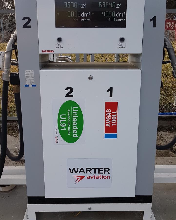 Stacja do tankowania avgasu, fot. Warter Fuels Stacja do tankowania avgasu, fot. Warter Fuels