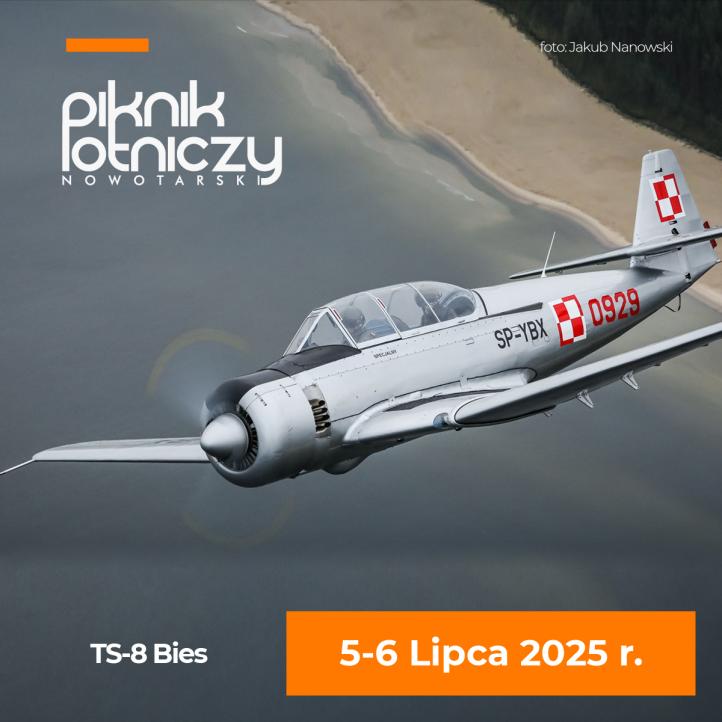TS-8 Bies na Nowotarskim Pikniku Lotniczym (fot. Jakub Nanowski)