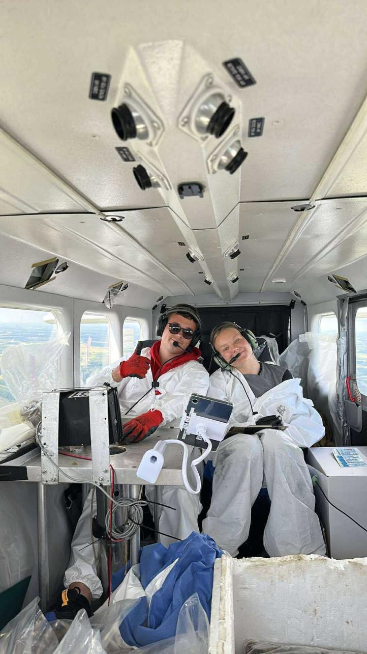 67. etap lotniczych szczepień lisów w AZL, fot. AZL