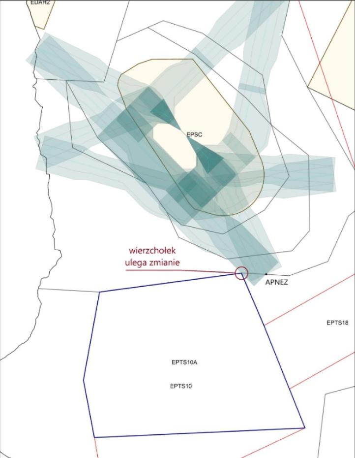 Konsultacje społeczne przesunięcia północno-wschodniego wierzchołka EPTS10A Konsultacje społeczne przesunięcia północno-wschodniego wierzchołka EPTS10A