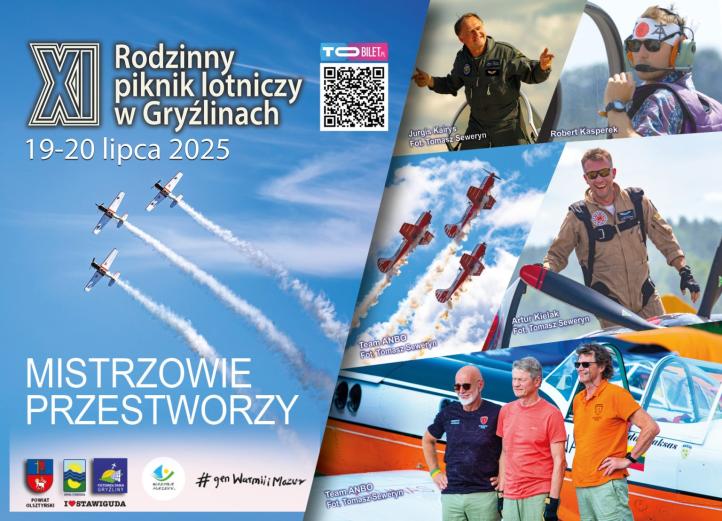 Mistrzowie Przestworzy na XI Rodzinnym Pikniku Lotniczym w Gryźlinach (fot. pikniklotniczygryzliny.pl)