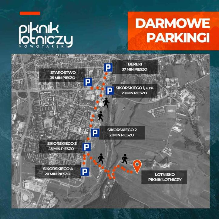 Parkingi XIV Nowotarskiego Pikniku Lotniczego (fot. Aeroklub Nowy Targ) Parkingi XIV Nowotarskiego Pikniku Lotniczego (fot. Aeroklub Nowy Targ)