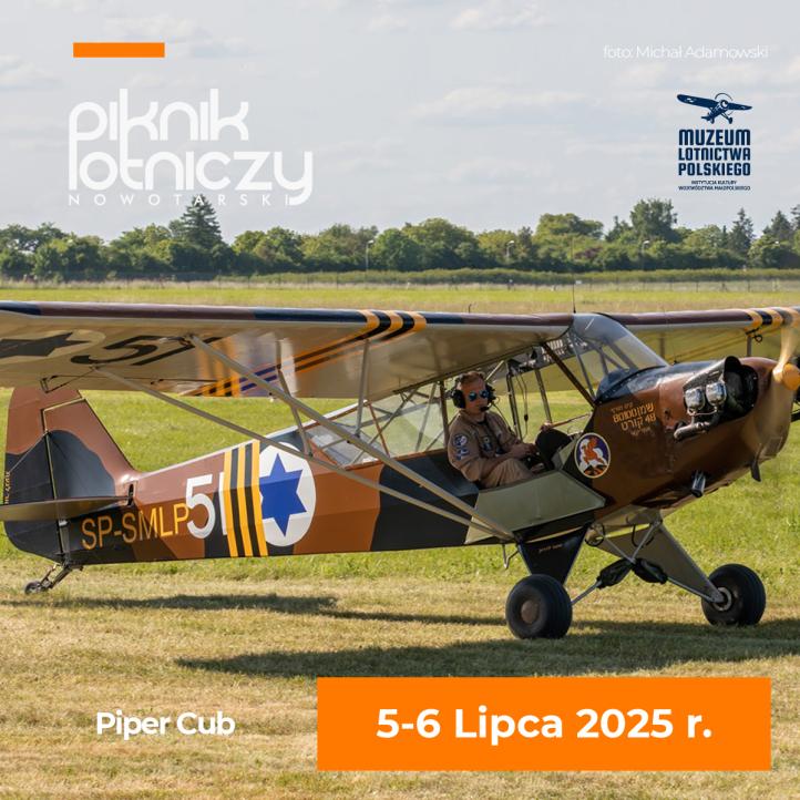 Piper Cub (SP-SMLP) na Nowotarskim Pikniku Lotniczym (fot. Aeroklub Nowy Targ) Piper Cub (SP-SMLP) na Nowotarskim Pikniku Lotniczym (fot. Aeroklub Nowy Targ)