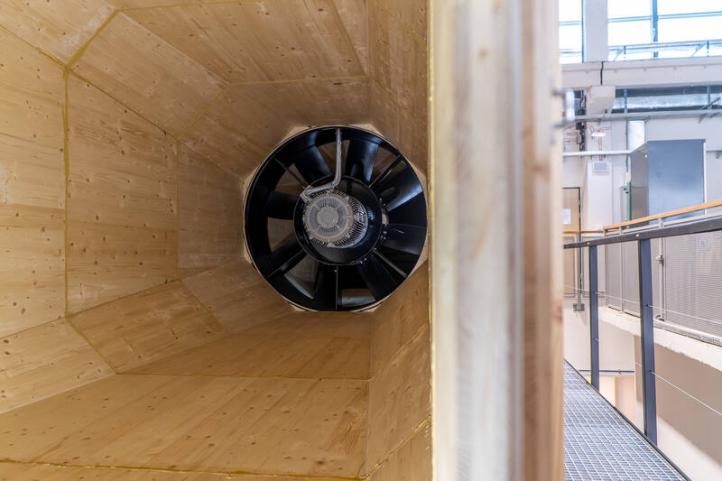 Tunel aerodynamiczny Wydziału Mechanicznego Politechniki Wrocławskiej (fot. Krzysztof Wilma)4