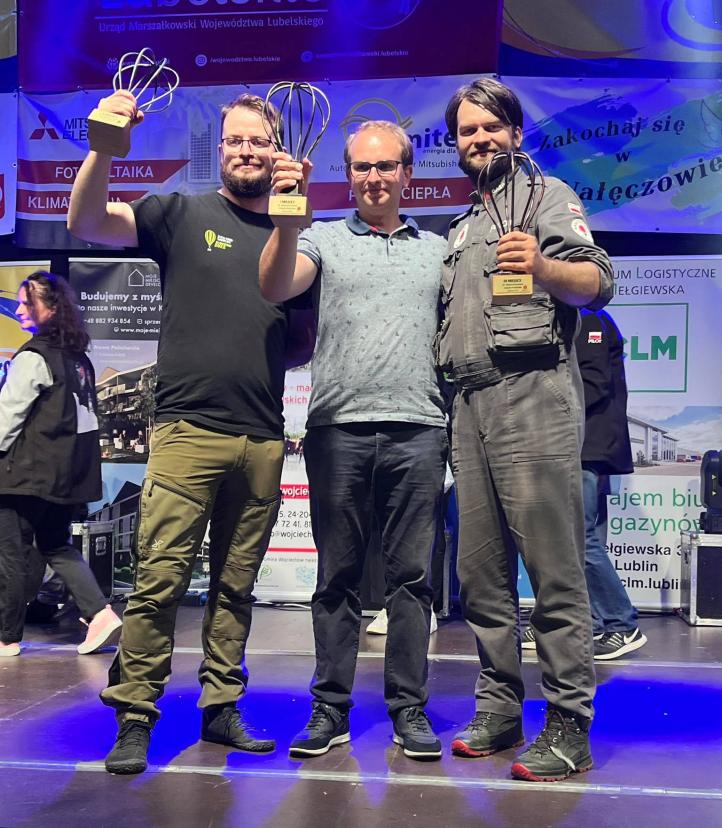 20. Międzynarodowe Zawody Balonowe - podium (fot. Aerostat - loty balonem, Facebook)