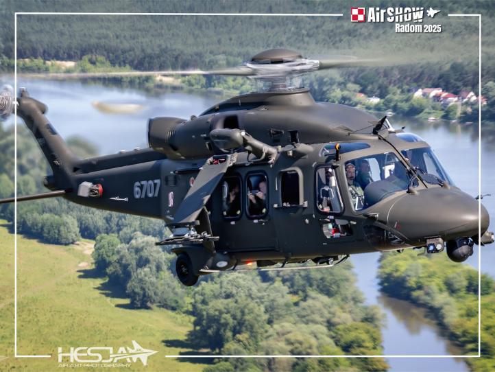 AW-149 polskich Sił Powietrznych w locie (fot. Sławek HESJA Krajniewski)