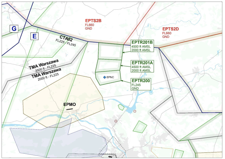 Chrcynno Mapa poglądowa po wprowadzeniu zmiany konsultacje społeczne sierpień 2025
