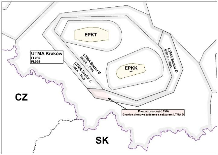 Konsultacje społeczne rozszerzenia TMA Kraków o przestrzeń nad lotniskiem Żar