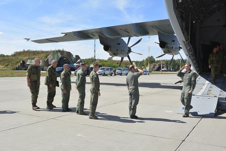 Niemiecki kontyngent na lotnisku w Mińsku Mazowieckim, fot. polska-zbrojna