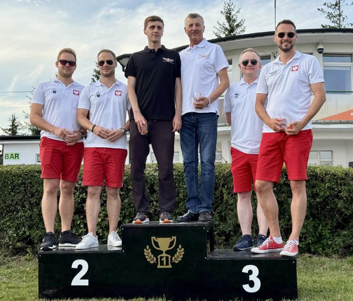 Podium 15 Samolotowych Rajdowych Mistrzostw Polski, fot. Wieczorek Flying Team