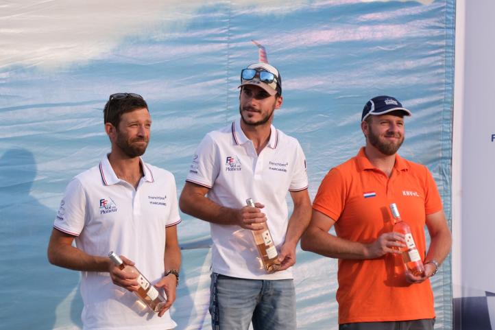 Podium drugiego dnia rywalizacji FAI Sailplane Grand Prix 2025, fot. FAI Sailpane Grand Prix
