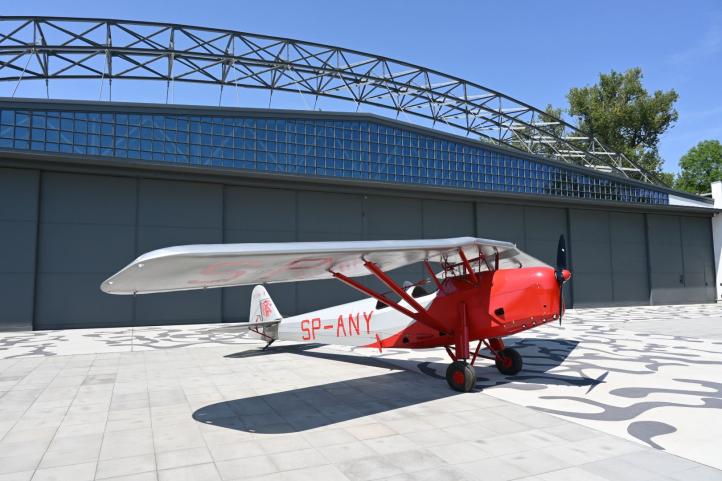 Replika RWD-8 w Muzeum Lotnictwa Polskiego, fot. MLP