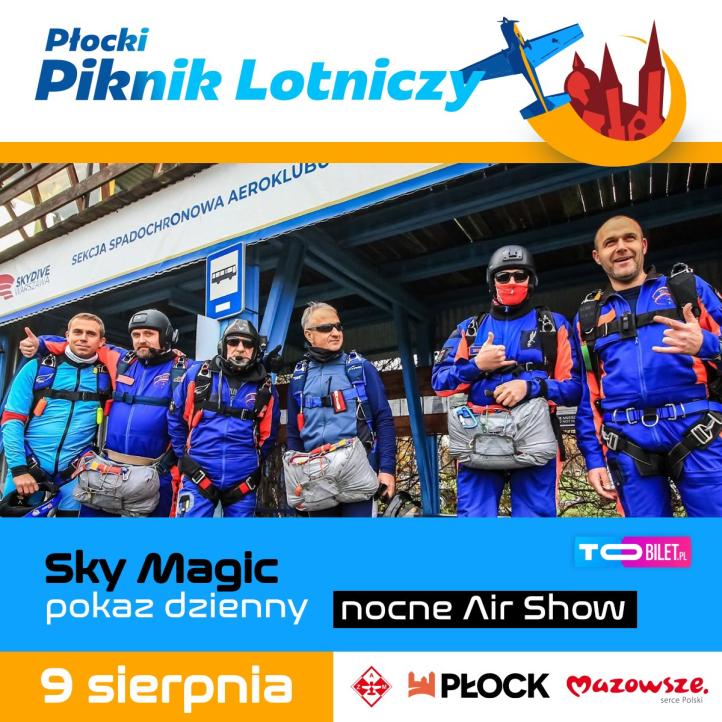 Sky Magic na Płockim Pikniku Lotniczym (fot. Aeroklub Ziemi Mazowieckiej) Sky Magic na Płockim Pikniku Lotniczym (fot. Aeroklub Ziemi Mazowieckiej)