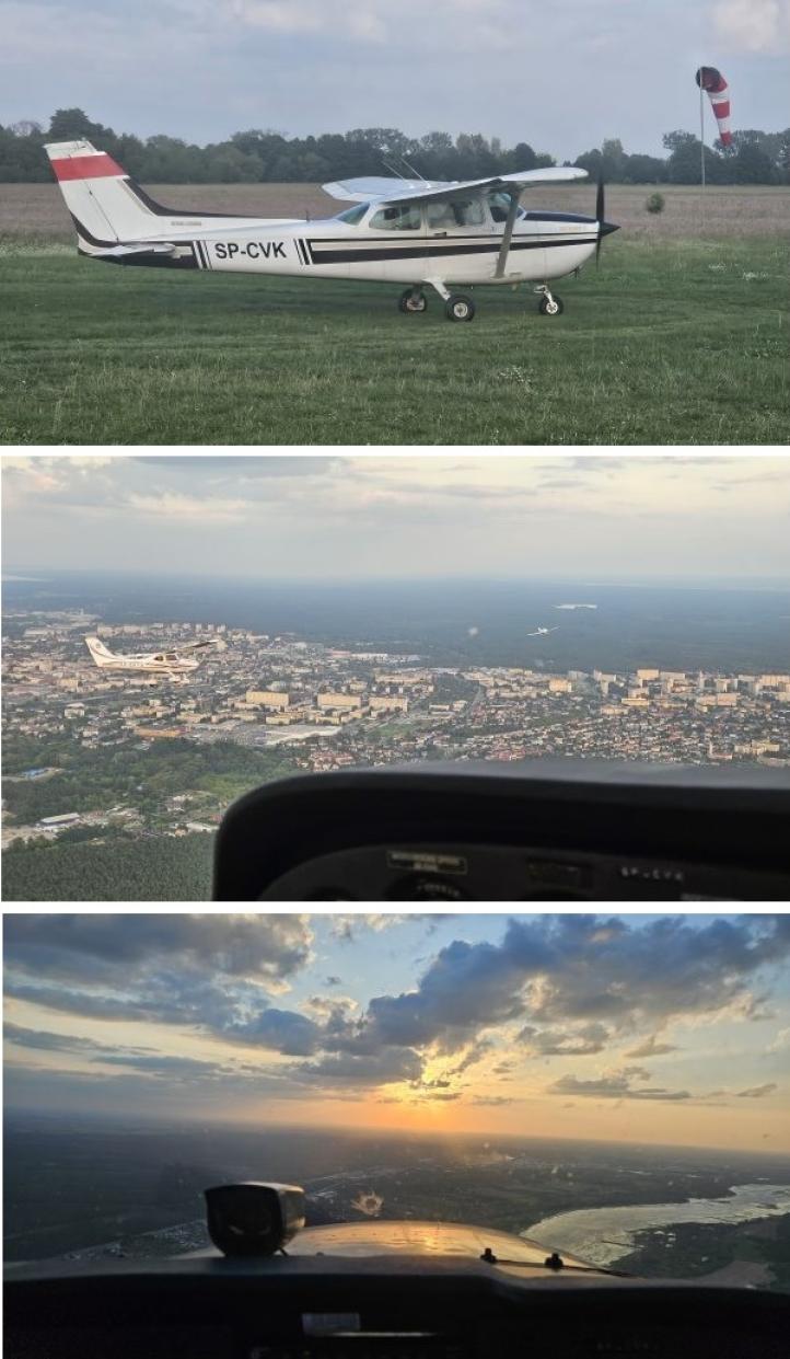 Sobotni, wieczorny przelot (fot. Dariusz Parzyszek)