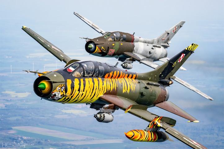 Su-22 w locie (fot. Sławek HESJA Krajniewski)