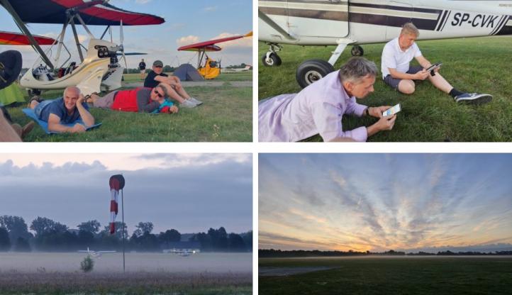 Zlot Pilotów UL Włocławek 2025 - organizatorzy (fot. zasterami.pl)