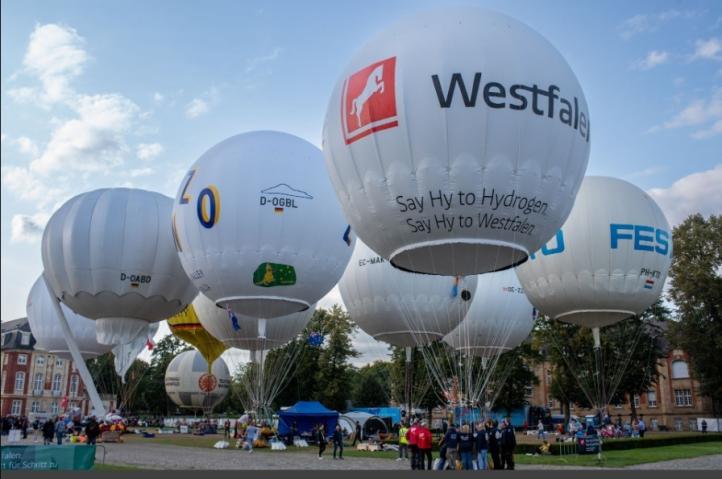 Balony przed startem do 68 Pucharu Gordona Bennetta, fot. Coupe Aeronautique Gordon Bennett