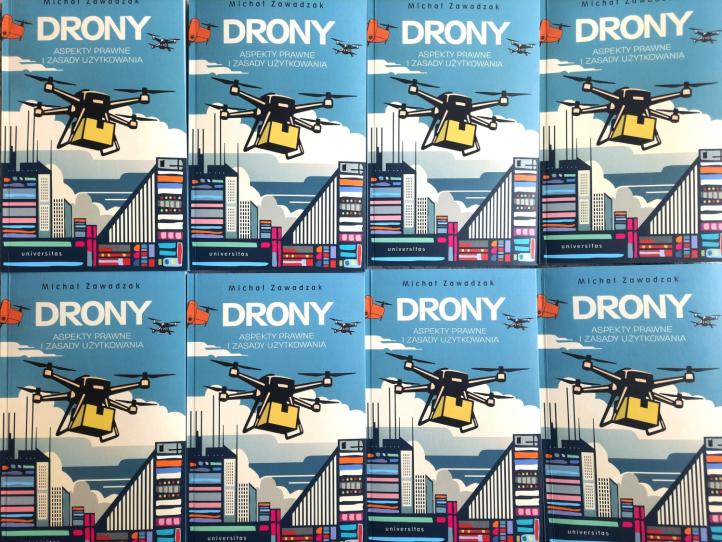 Drony. Aspekty prawne i zasady użytkowania - książka w sklepie dlapilota.pl