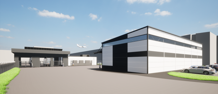 Nowy wjazd na Lotnisku Rzeszów-Jasionka - projekt (fot. Port Lotniczy Rzeszów-Jasionka)4 Nowy wjazd na Lotnisku Rzeszów-Jasionka - projekt (fot. Port Lotniczy Rzeszów-Jasionka)4