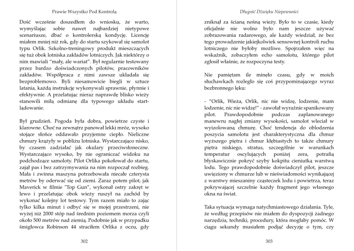 &quot;Prawie wszystko pod kontrolą&quot; - fragment rozdziału Długość dźwięku niepewności