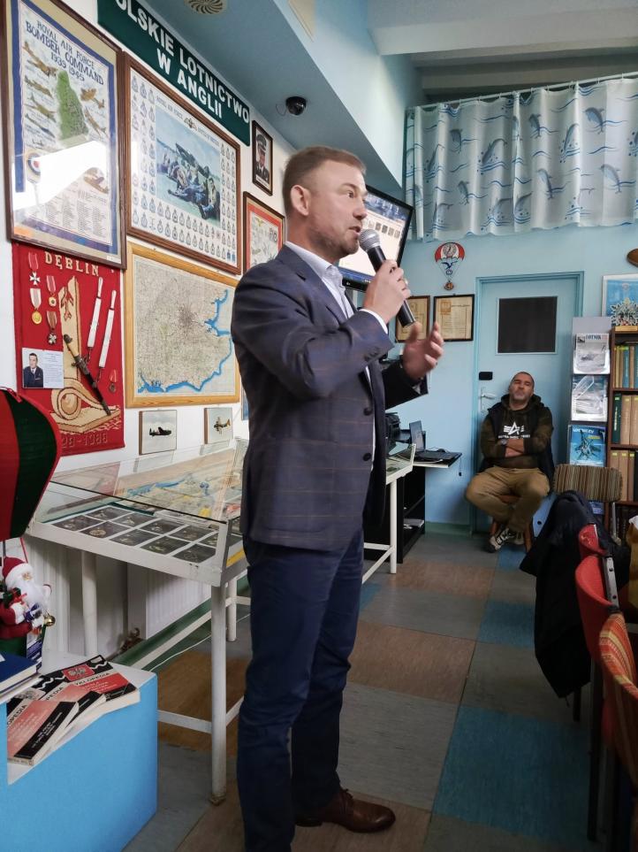 Ppłk rez. pil. Marcin Modrzewski (fot. Zygmunt Bąk, Michał Romanowski)