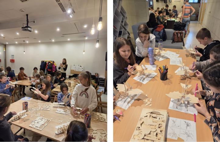 Warsztaty edukacyjne z budowy modeli samolotów ze sklejki (fot. Muzeum Lotnictwa Polskiego)