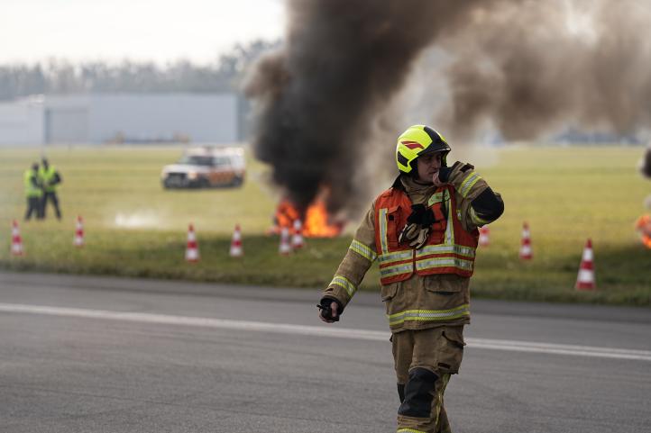 Ćwiczenia służb ratowniczych NOKIA 25 w Porcie Lotniczym Wrocław (fot. Oleksandr Poliakovsky)3