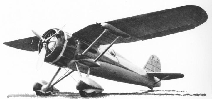 PZL P.24 z płatem Puławskiego (fot. 'Polska lotnicza', Warsaw 1937, Domena publiczna, Wikimedia Commons)