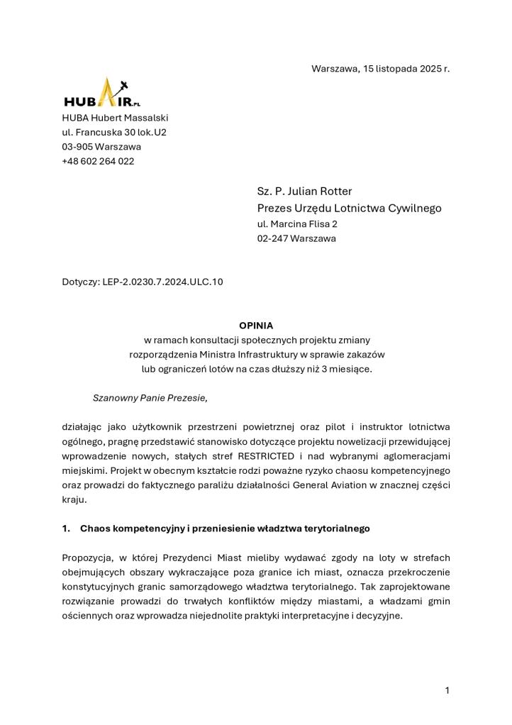ULC-Opinia_w_sprawie_projektu_rozporządzenia_te kst_PZHM_źródło_Hubert_Massalski
