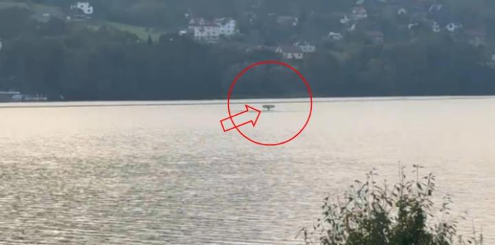 Wodowanie Cessny 172N na Jeziorze Międzybrodzkim_raport wstępny PKBWL