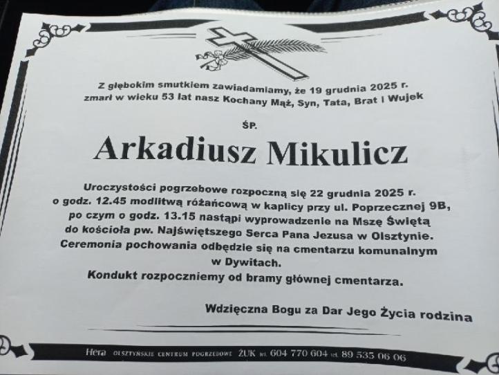 Arkadiusz Mikulicz - nekrolog (fot. Aeroklub Warmińsko-Mazurski)