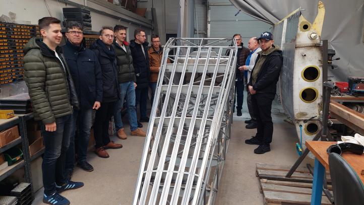 Członkowie zespołu z wizytą w TZL Henryk Wicki (fot. Jarosław Mądro)