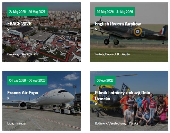 Kalendarz imprez lotniczych 2026