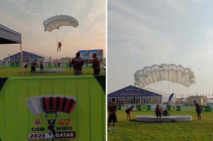 Kpt. Ewa Wesołowska na zawodach (fot. 4 Skrzydło Lotnictwa Szkolnego)