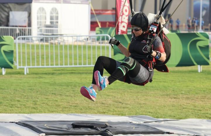 Kpt. Ewa Wesołowska na zawodach (fot. 4 Skrzydło Lotnictwa Szkolnego)3